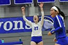 Volleyball vs Emerson  Wheaton College Women's Volleyball vs Emerson College. - Photo by Keith Nordstrom : Wheaton, Volleyball, VB2019